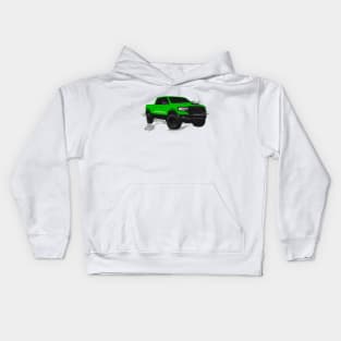 Green Trx pickup Kids Hoodie